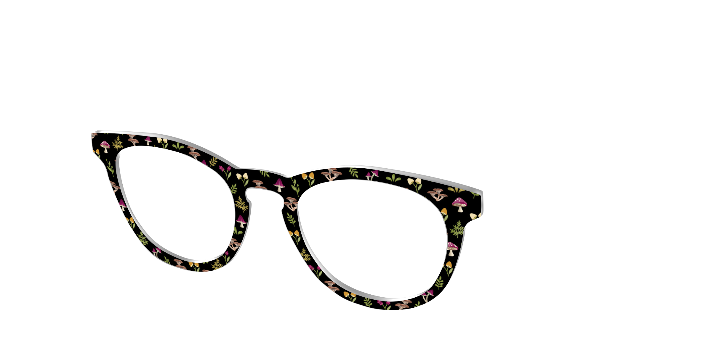 Pair Eyewear Dainty Mushroom Floral top occhiali floreale