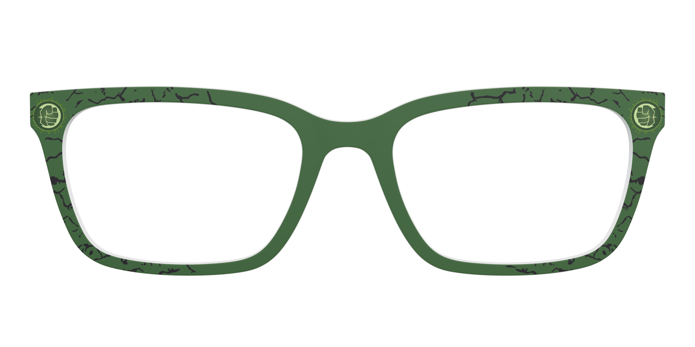 Pair Eyewear Collabs Hulk Smash top occhiali verde HU1