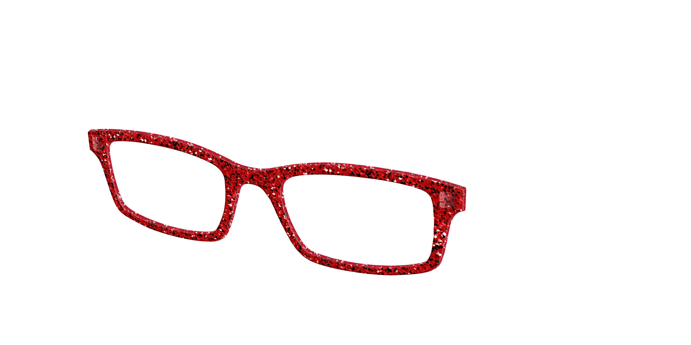 Pair Eyewear Solid Tops The Ruby Sparkle top occhiali rosso 139