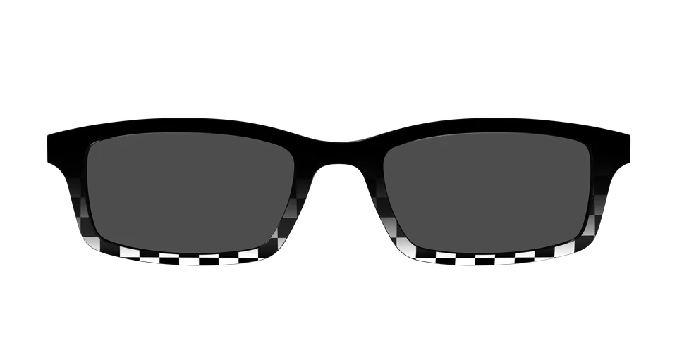 Pair Eyewear Sun Tops Checkerboard Fade top sole polarizzato